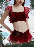 Aura Set (+ arm puffs) - Red