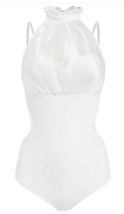 Bellis Bodysuit (+ arm puffs) - White